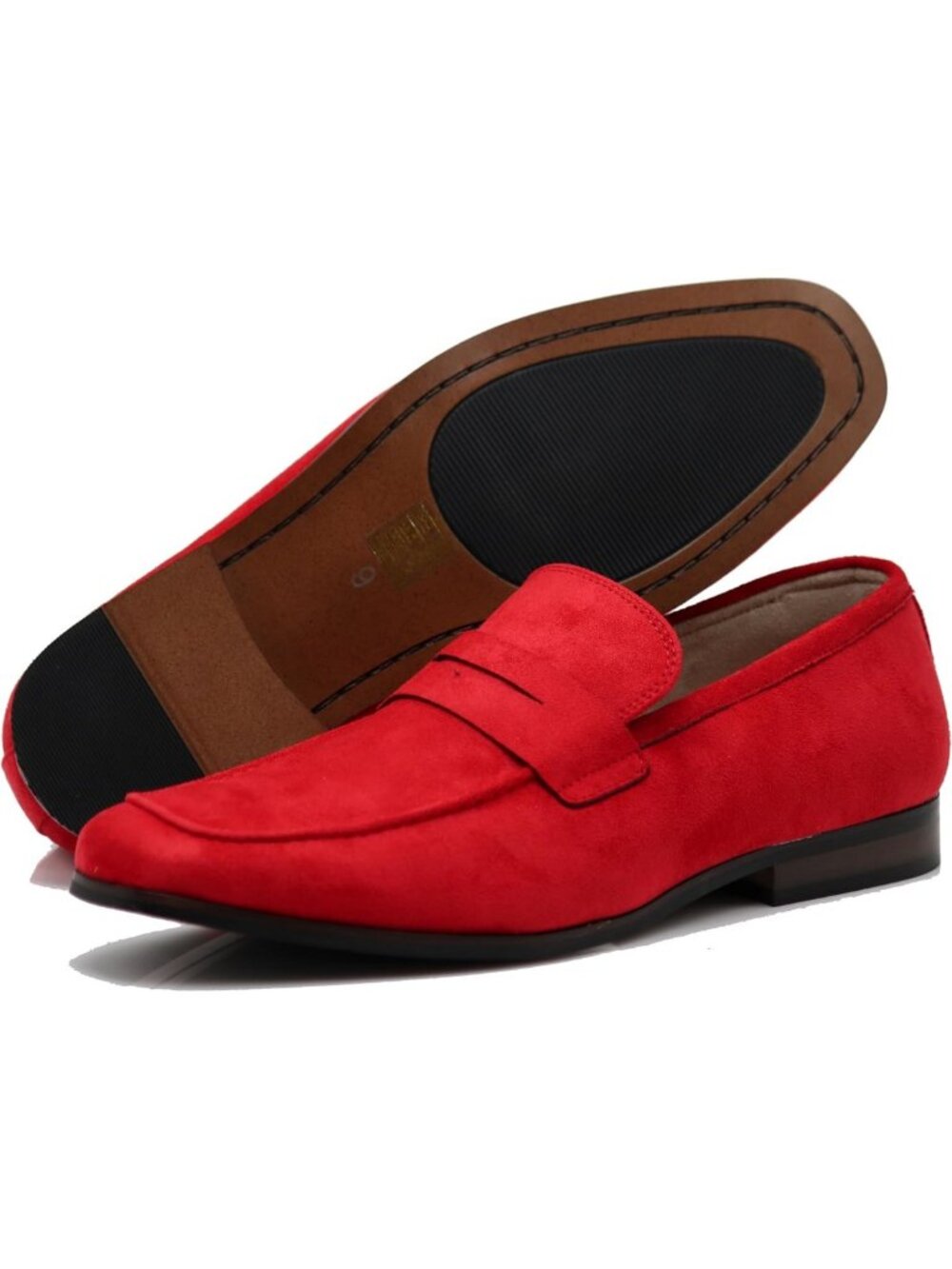 Men's Vegan Suede Slip-On Loafers | Business Casual & Formal Driving Shoes